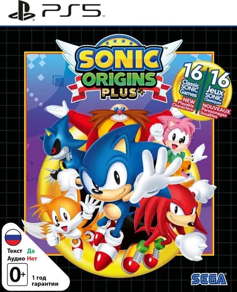 Игра Sonic Origins Plus (PlayStation 5, Русские субтитры)