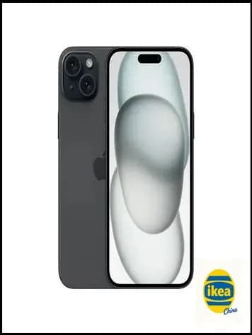 Муляж iPhone 15 Black Titanium / Макет-копия смартфона Айфон 15 чёрный титан / Образец для витрины iPhone 15 чёрный титан