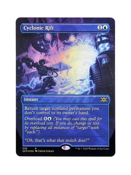 Фольгированная (Foil) прокси-карта TCG/MTG Proxy: Cyclonic Rift #339