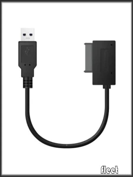 USB-адаптер ПК 6P + 7P CD DVD Rom SATA в USB 2,0 конвертер Тонкий Сата 13-контактный кабель совместим с привода ноутбука