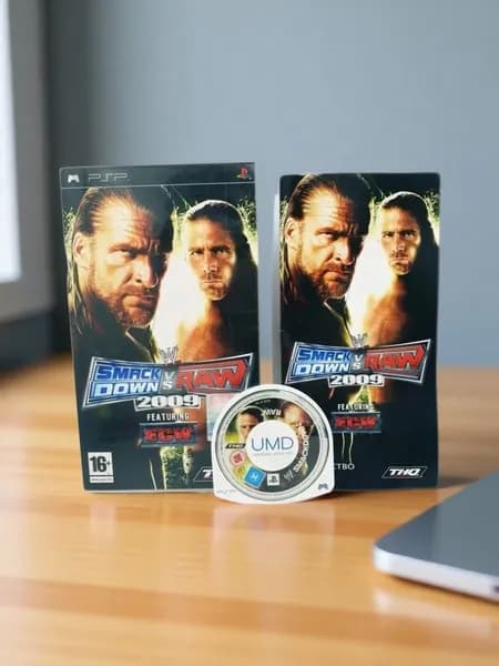 Игра для PSP WWE SmackDown vs. Raw 2009