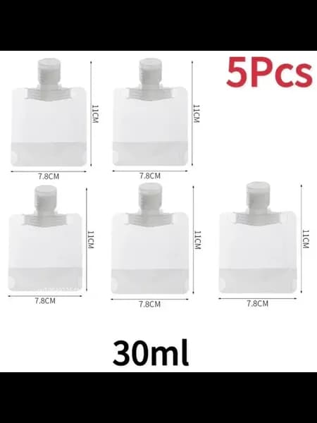 5шт. Пузырьковая тара 30мл, Цвет 5pcs 30ml