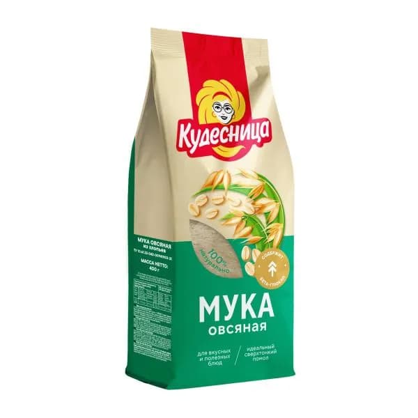 Мука Кудесница овсяная 400г