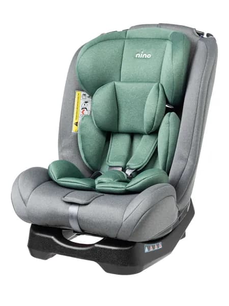 Автокресло детское NINO Comfort ZY02A, 43.6х62х52.4 см, серое, зеленое