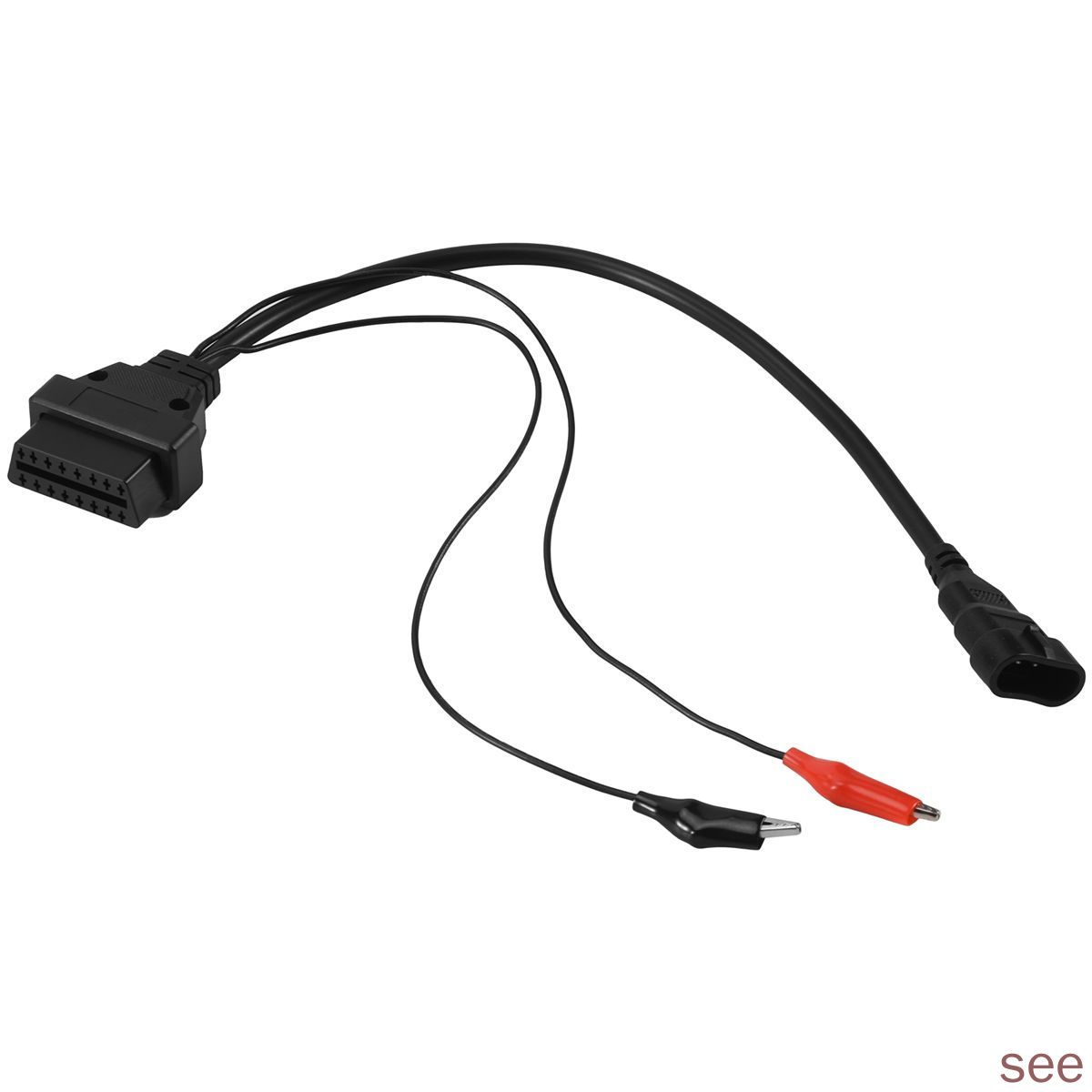 Для 3 Pin на 16 OBDII OBD2 obd-II Разъем адаптера Автомобильный кабель OBD для 3pin Диагностический