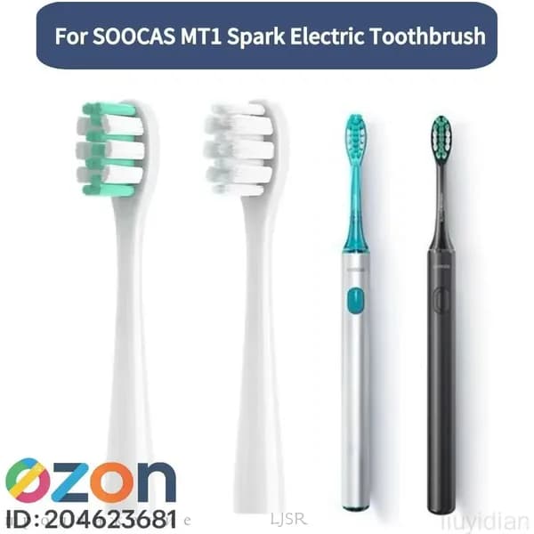 Запасные головки для зубной щетки SOOCAS MT1 Spark
