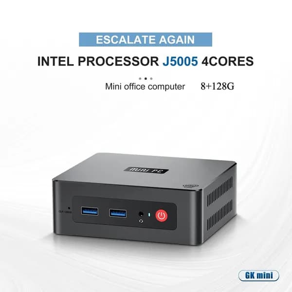 Beelink Мини-ПК (Intel Pentium Silver J5005, RAM 8 ГБ, SSD 128 ГБ, )