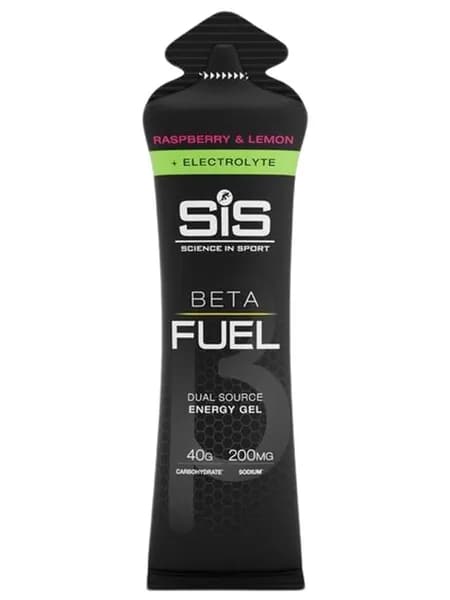 SiS Beta Fuel Гель высокоуглеводный + Электролиты Малина-Лимон 60 мл
