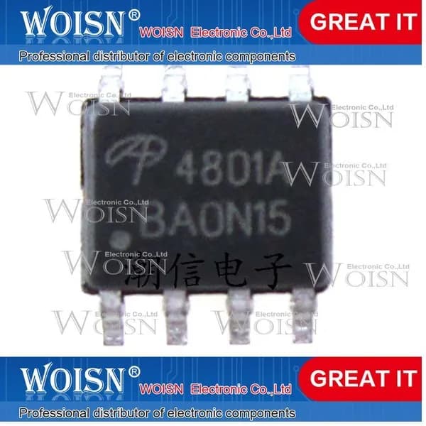5шт AO4801A 4801A 4801 5A 30V Интегральная схема