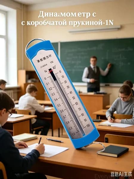 (1шт) Стержневой пружинный динамометр-1N Everyday Mart