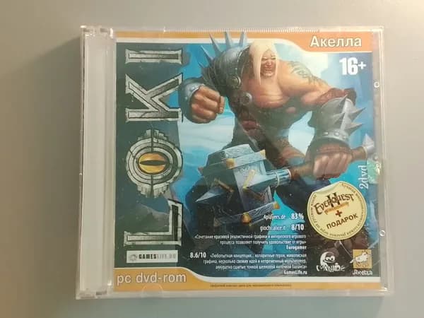 Диск с винтажной игрой для слабого ПК Loki (Jewel, PC DVD) Лицензионный Акелла