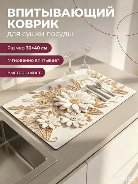 Коврик для кухни 40x30 см