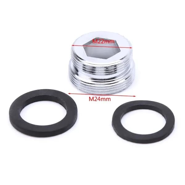 Внешний резьбовой переходник для крана от 24*1 до 22 мм