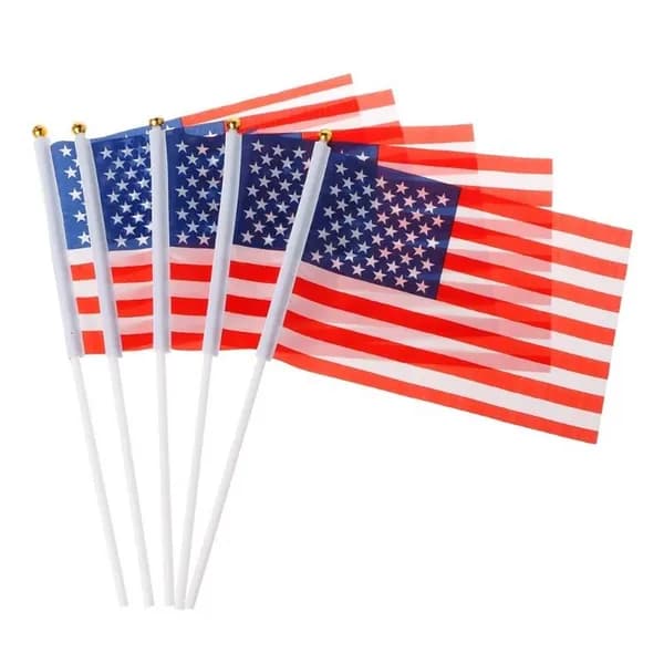 Мини-флаги США (5 шт.)
