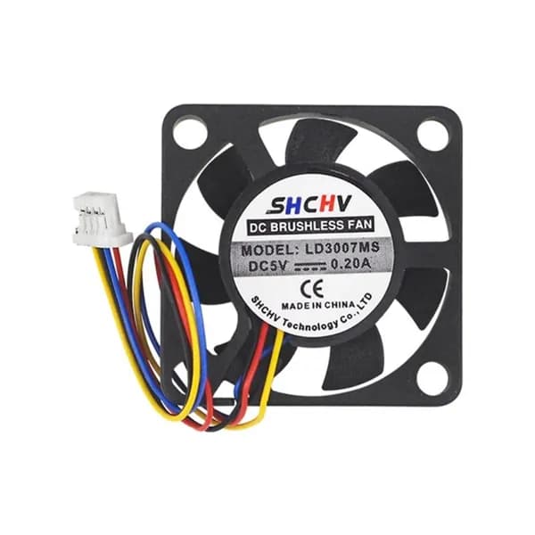 Вентилятор 3007 для Raspberry Pi 5, черный