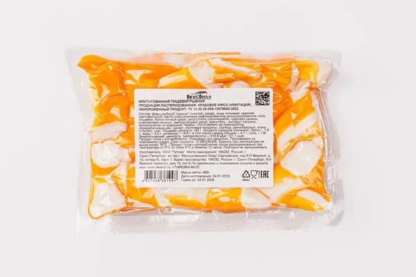 Крабовое мясо (имитация) зам., 400 г
