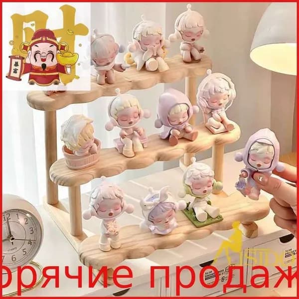 Этажерка, 3 секц., Массив дерева, 25.5х21х17.6 см