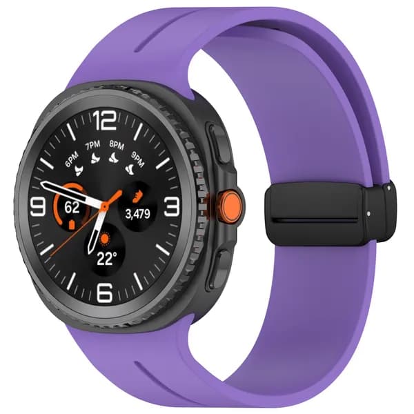 Ремешок для Samsung силиконовый для Samsung Galaxy Watch 8 / 8 classic,Магнитная пряжка