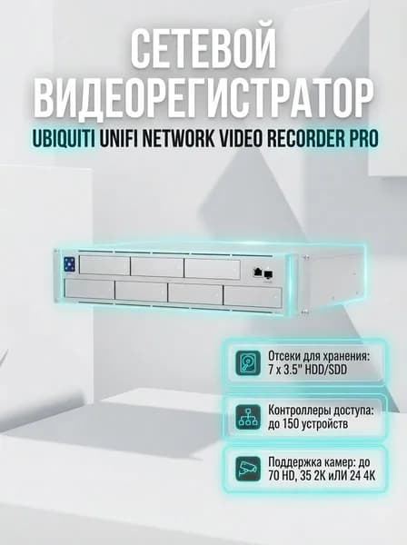 Сетевой видеорегистратор Ubiquiti Unifi Network Video Recorder Pro