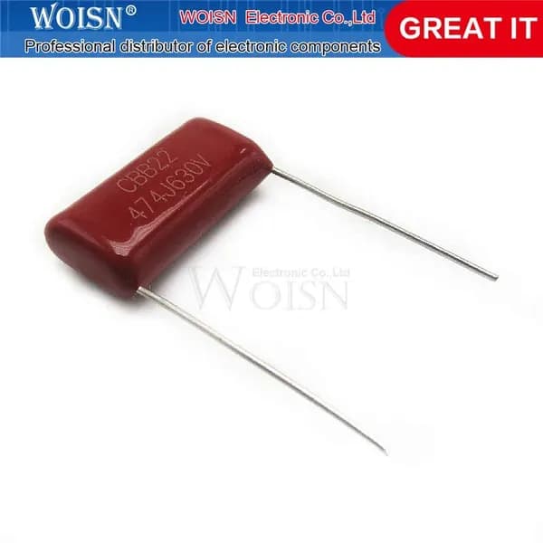 10шт./лот CBB21 CBB22 capacitor 474J 0.47UF 470NF 630V474 Foot spacing: 20MM Интегральная схема