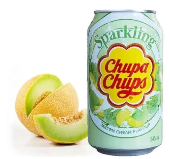 Напиток Chupa Chups Sparkling Дыня крем 345ml Корея