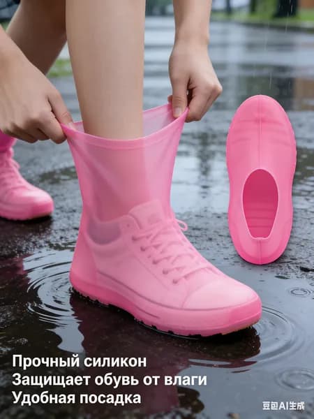 Чехлы-дождевики на обувь 2 шт
