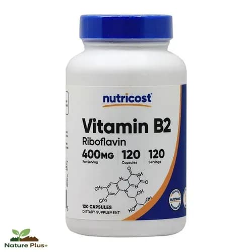 Nutricost витамин b2 рибофлавин 400 мг 120 капсул