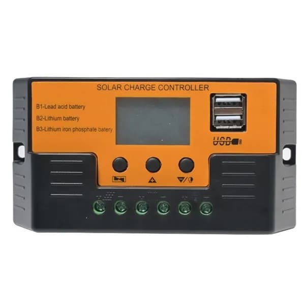 Контроллер заряда 12V/11.1V/12.8V, с USB для фотоэлектрической системы. Модель "10A"/ с защитой