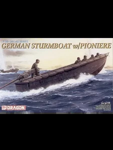 Модель Sturmboot с пушкой Pioniere 1 35 DRAGON 6108