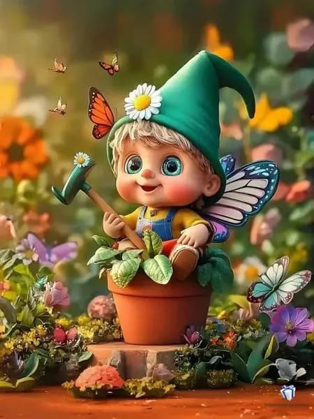 Фигурка садовая