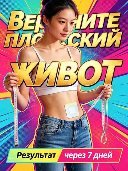 Пластырь для похудения 4.1см Х 5 см