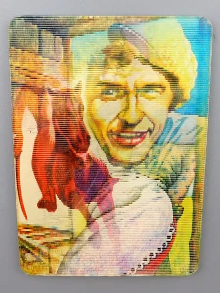Переливной календарик Худ. фильм "Поговорим, брат" СССР 1982 год