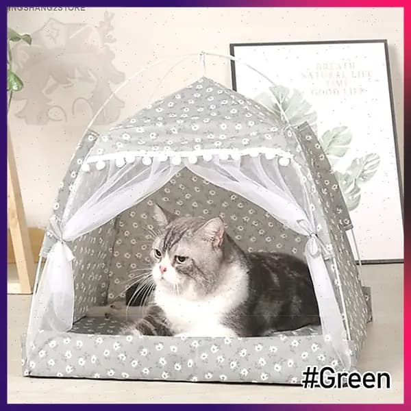 Домик-палатка для животных: кровать для собак и котов на все сезоны.