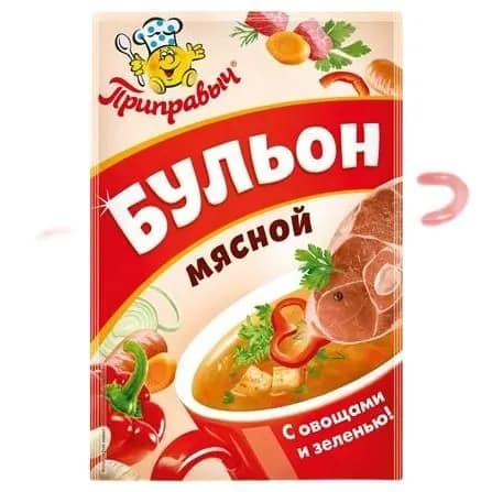 Бульон Приправыч МЯСНОЙ с овощами и зеленью 75г - 1 шт