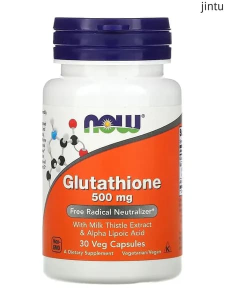 Глутатион NOW Foods Glutathione 500 мг (30 растительных капсул)