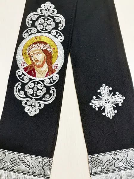 Закладка для Евангелия 12*110 см, вышивка икона