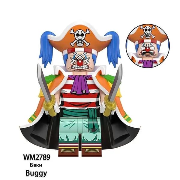 Минифигурка "One Piece / Ван Пис Багги" совместим с конструкторами лего (WM2789)