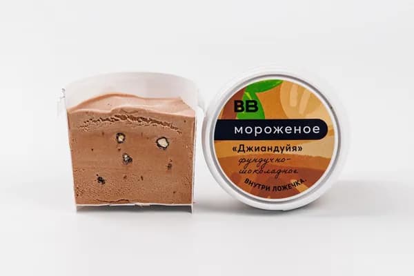 Мороженое "Джиандуйя" фундучно-шоколад., 85 г