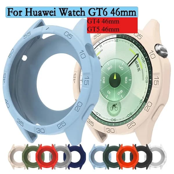 Гибкая оболочка рамы с масштабом совместимые Huawei Watch GT 4 5 6 46mm