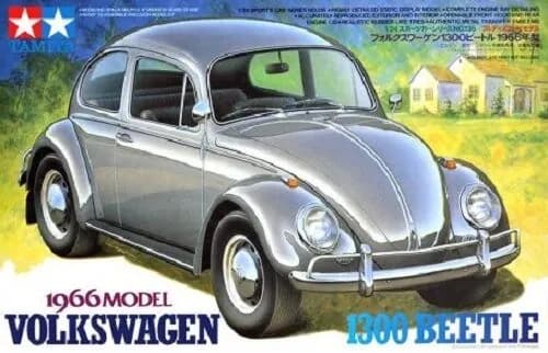 Tamiya 24136 1/24 VW Volkswagen 1300 Beetle '66 Classic сборная модель автомобилей