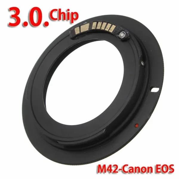 Электронное кольцо камеры M42-eos для объектива Luokou M42 к зеркальной камере Canon EOS AGF