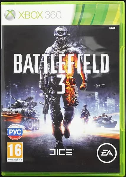 Игра Battlefield 3 XBOX 360 Полностью на русском языке