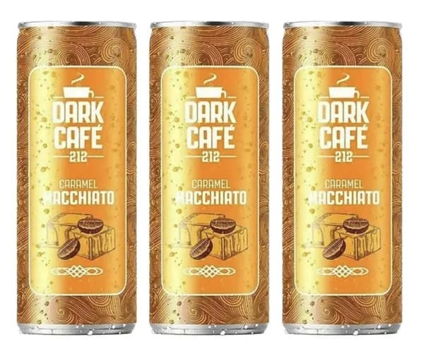 Кофейный напиток Dark Cafe Caramel Macchiato 250 мл х 3 шт