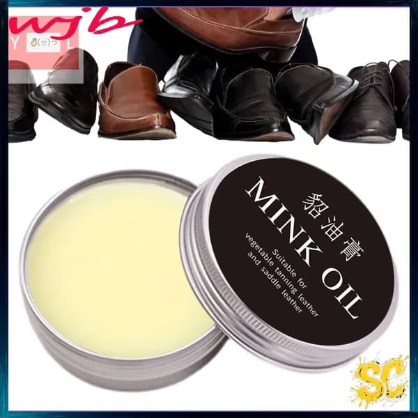 Норковый жир Mink Oil 100 г, премиум состав для обуви