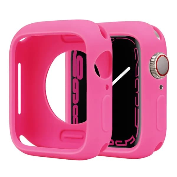 Чехол для Apple watch 1 2 3 4 5 6 SE 38mm 40mm, Силиконовый