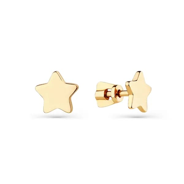 Золотые серьги DIAMANT-ONLINE 585 пробы