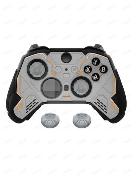 PlayVital Stellar Mecha защитный силиконовый чехол для Xbox Elite Series 2, антискользящий хват, серый и чёрный