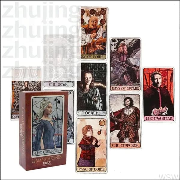 Карты Таро Game of Thrones Tarot 78 карт. 12*7см.