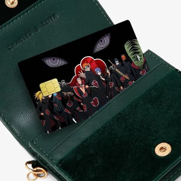 Наруто Шаринган Naruto Sharingan Наклейка для банковской карты