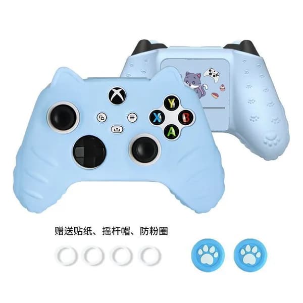 XBOX кожух для контроллера с лапками кота, изготовлен из силикона, совместим с контроллером Xbox Series X/S